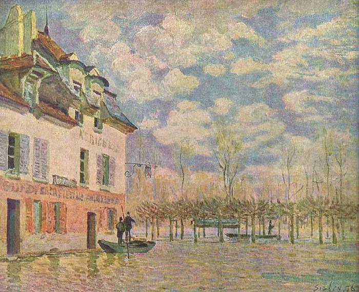 Alfred Sisley Kahn in der uberschwemmung china oil painting image